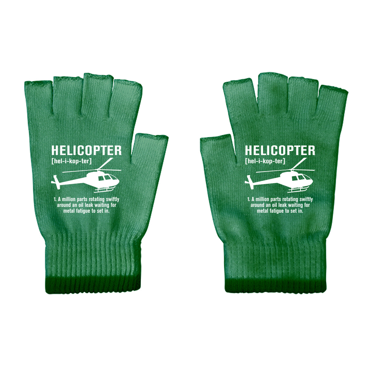 Helicopter [Noun] Designed Cut Gloves