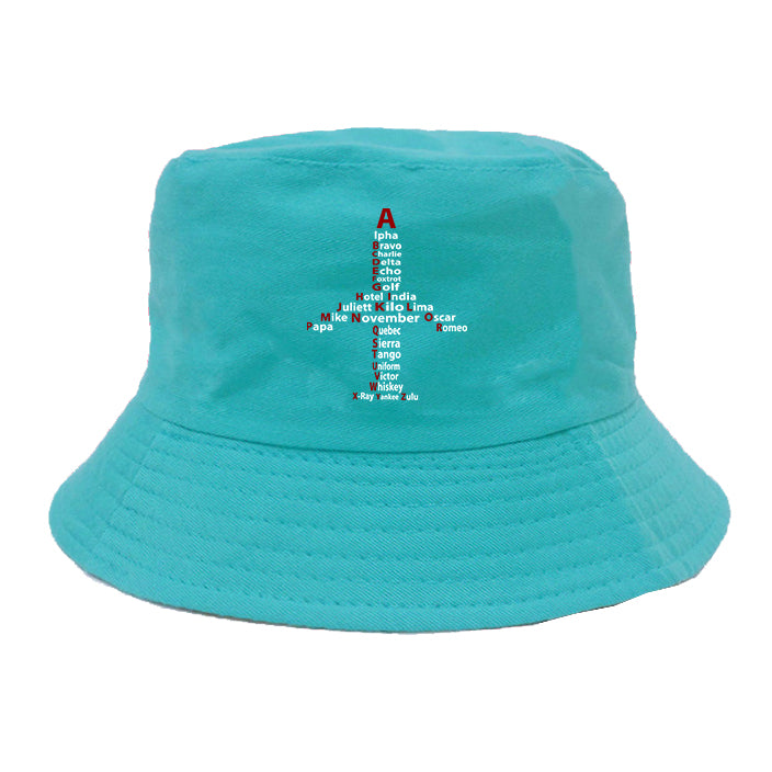 Airplane Shape Aviation Alphabet Designed Summer & Stylish Hats
