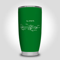 Thumbnail for How Planes Fly Designed Tumbler Travel Mugs
