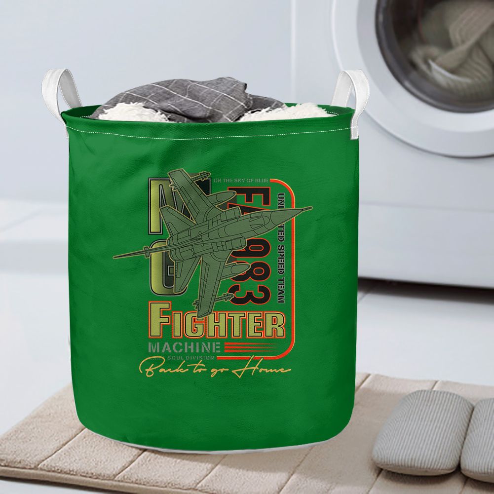 Fighter Machine Designed Laundry Baskets