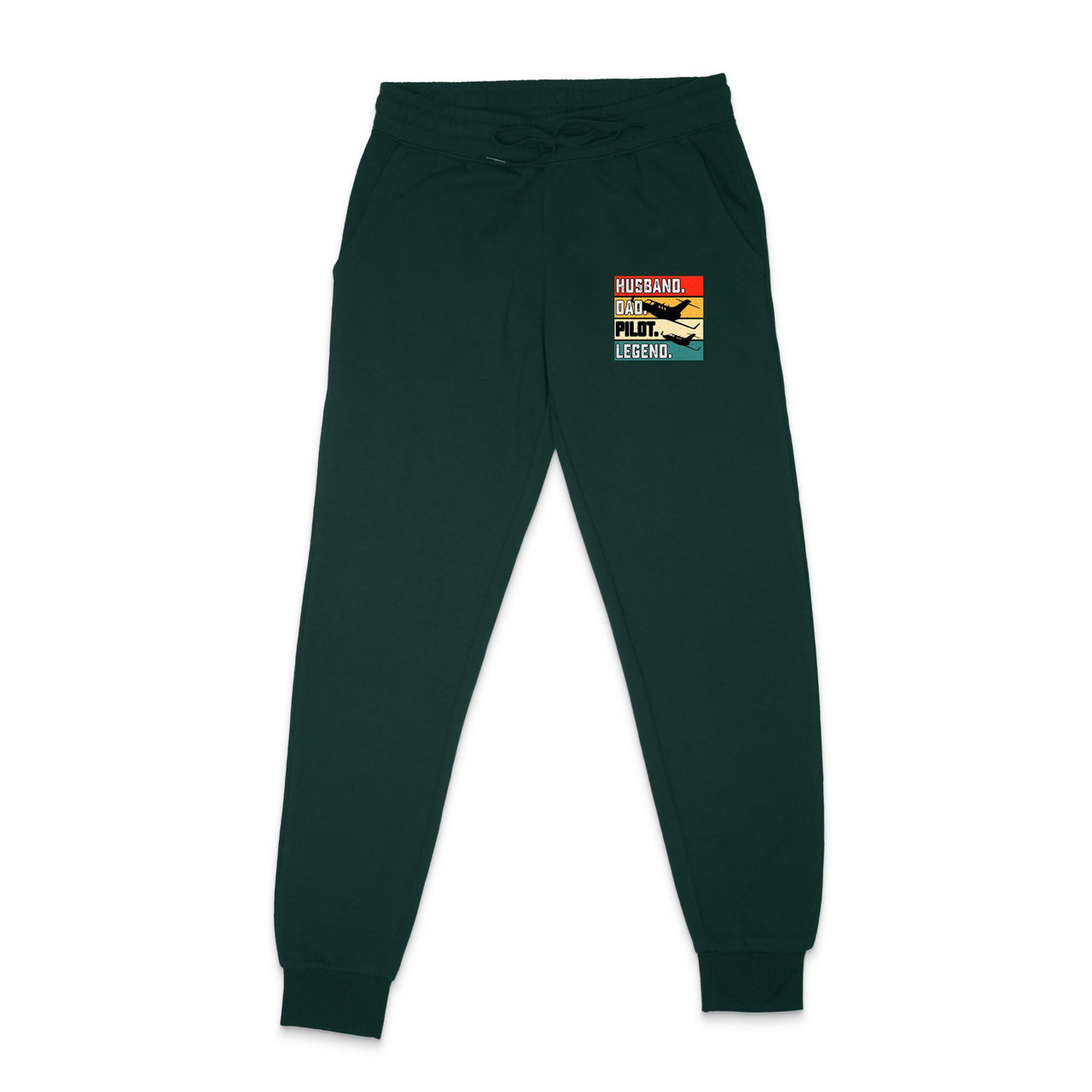 Husband & Dad & Pilot & Legend Designed Sweatpants