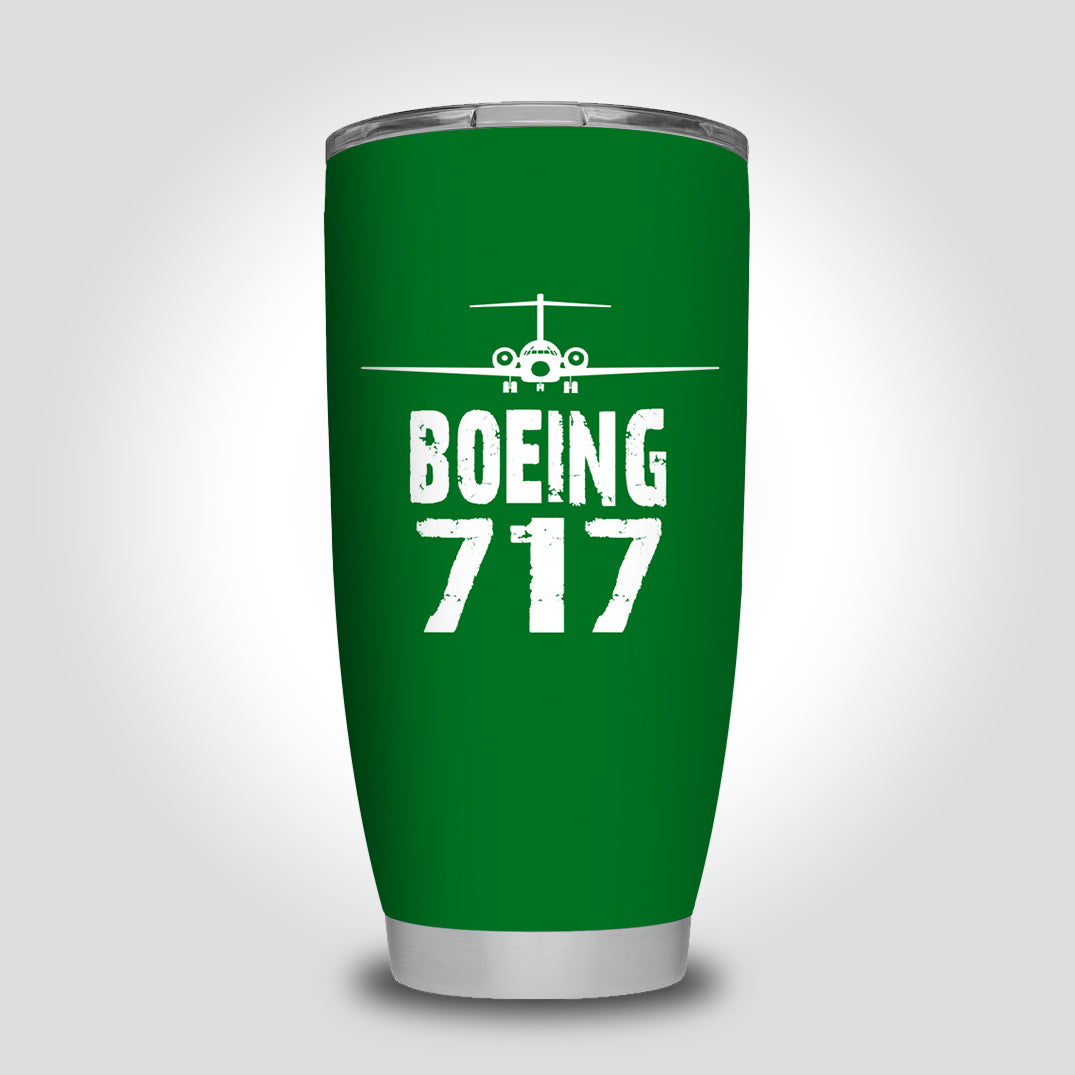 Boeing 717 & Plane Designed Tumbler Travel Mugs