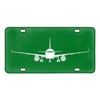 Thumbnail for Airbus A320 Silhouette Designed Metal (License) Plates
