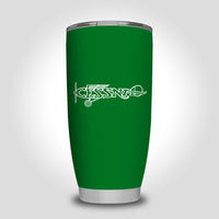 Thumbnail for Special Cessna Text Designed Tumbler Travel Mugs