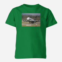 Thumbnail for Departing Singapore Airlines A380 Designed Children T-Shirts