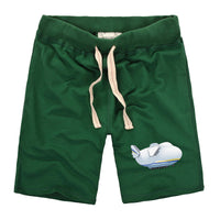 Thumbnail for Antonov 225 Side Profile Designed Cotton Shorts