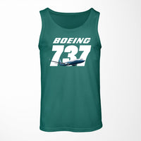 Thumbnail for Super Boeing 737+Text Designed Tank Tops