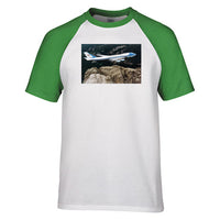 Thumbnail for Cruising United States Of America Boeing 747 Designed Raglan T-Shirts