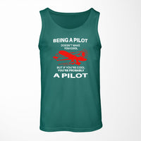 Thumbnail for If You're Cool You're Probably a Pilot Designed Tank Tops