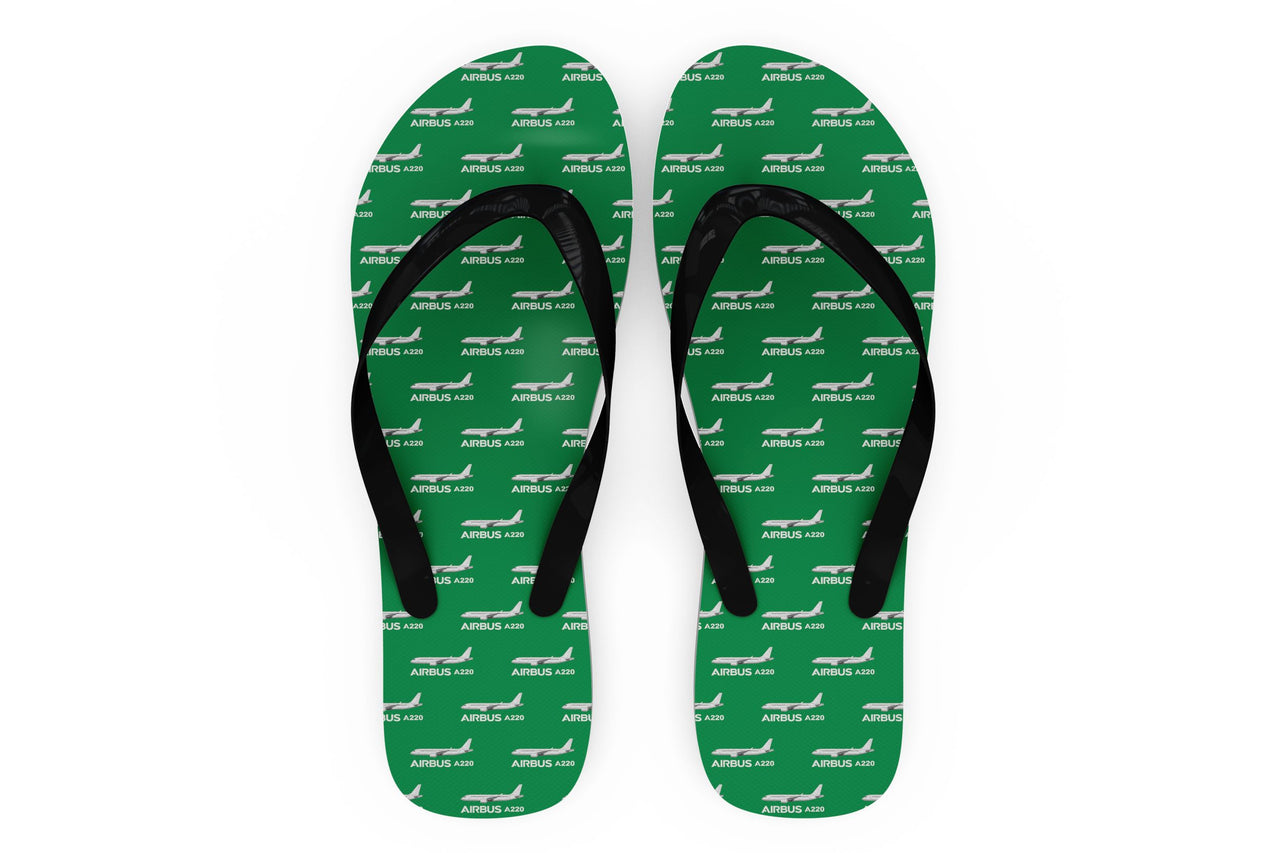 The Airbus A220 Designed Slippers (Flip Flops)