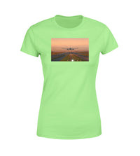 Thumbnail for Super Cool Landing During Sunset Designed Women T-Shirts