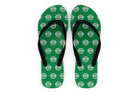 Thumbnail for Ready for Departure Designed Slippers (Flip Flops)