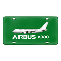 Thumbnail for The Airbus A380 Designed Metal (License) Plates