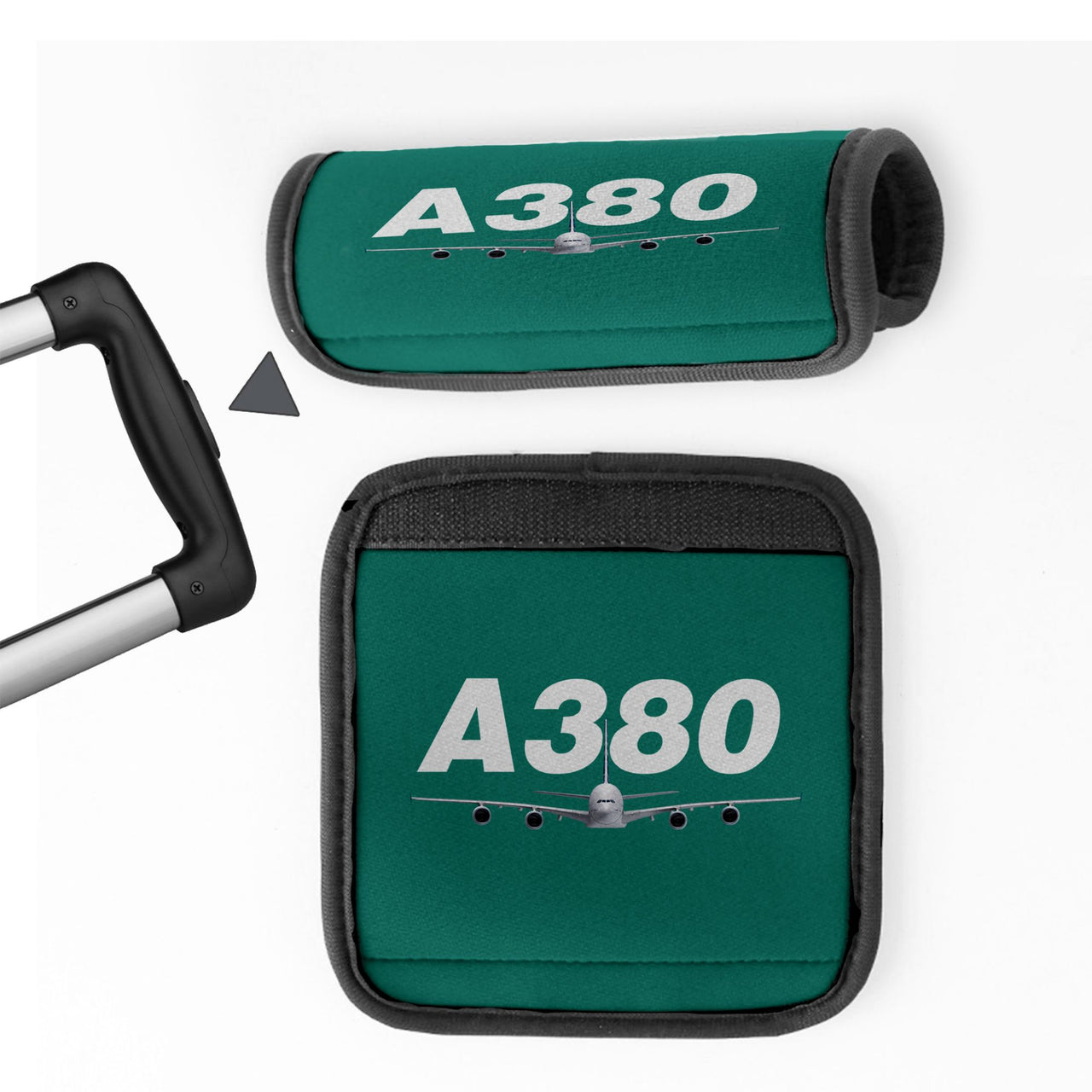 Super Airbus A380 Designed Neoprene Luggage Handle Covers