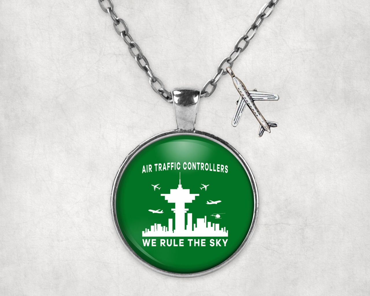 Air Traffic Controllers - We Rule The Sky Designed Necklaces