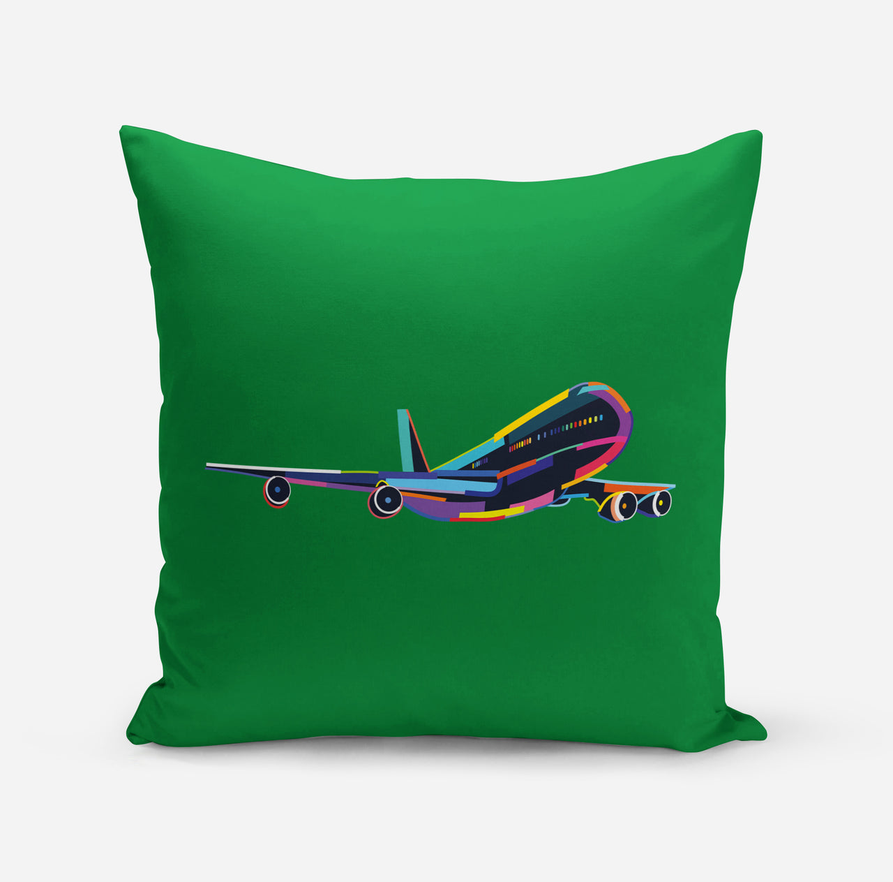 Multicolor Airplane Designed Pillows