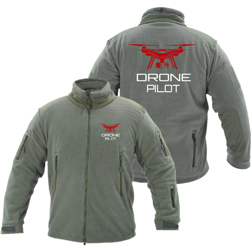 Drone Pilot Designed Fleece Military Jackets (Customizable)