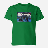 Thumbnail for Airbus A350 Cockpit Designed Children T-Shirts