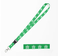Thumbnail for Airbus A330 & Plane Designed Detachable Lanyard & ID Holders