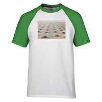 Thumbnail for Military Jets Designed Raglan T-Shirts
