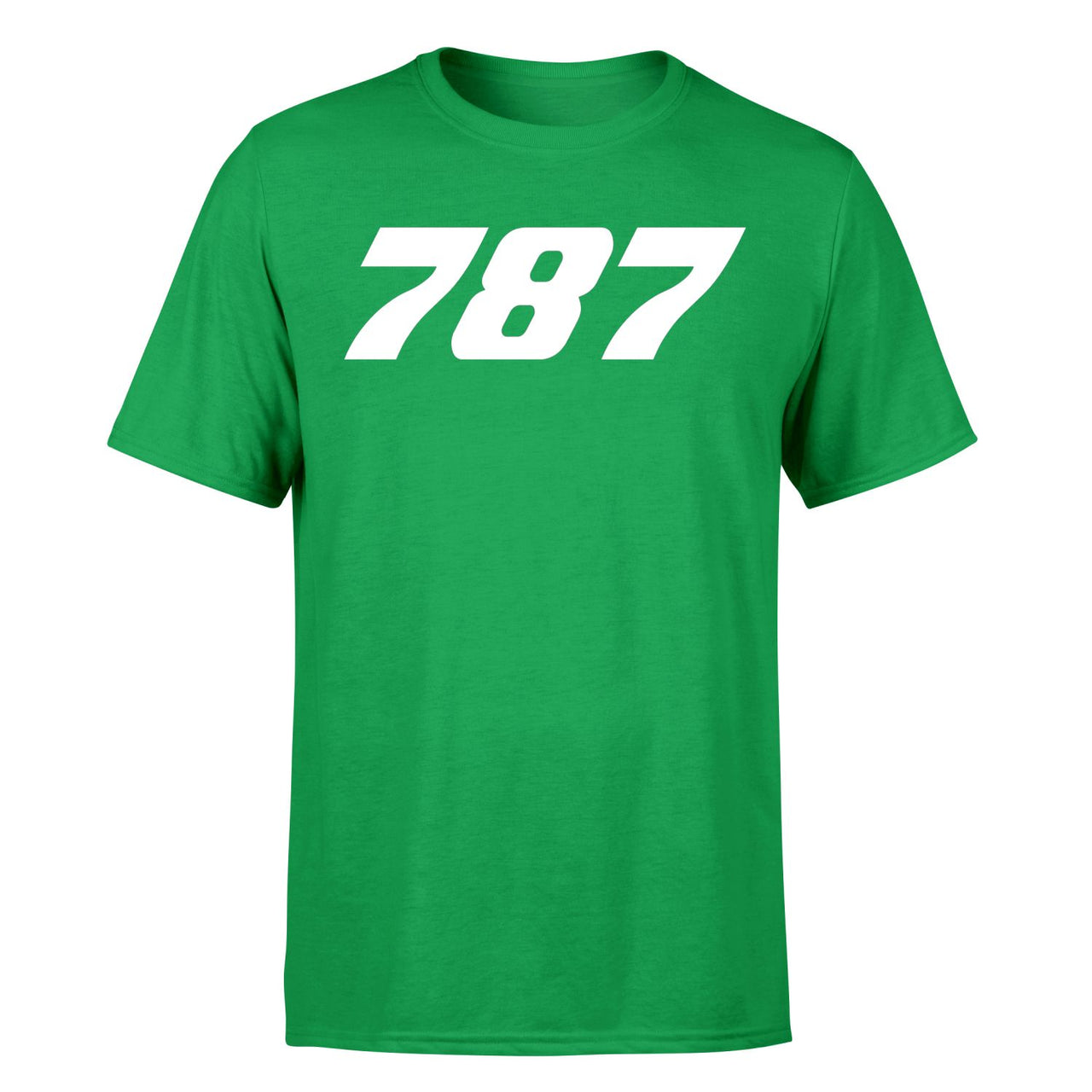 787 Flat Text Designed T-Shirts