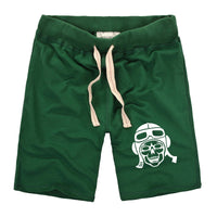 Thumbnail for Skeleton Pilot Designed Cotton Shorts