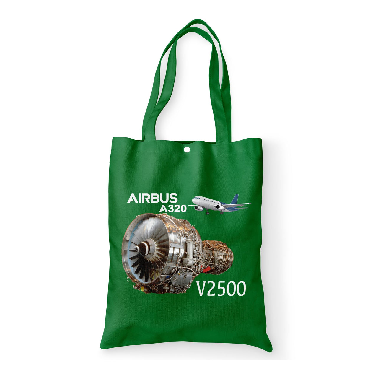Airbus A320 & V2500 Engine Designed Tote Bags