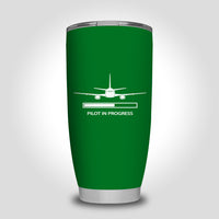 Thumbnail for Pilot In Progress Designed Tumbler Travel Mugs