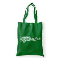 Thumbnail for Special Cessna Text Designed Tote Bags