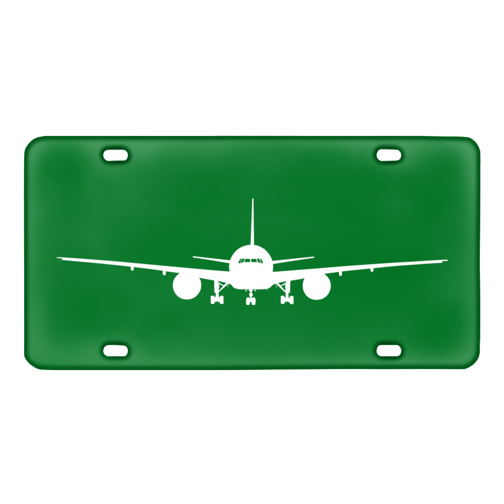 Boeing 777 Silhouette Designed Metal (License) Plates