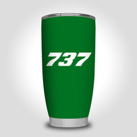 Thumbnail for 737 Flat Text Designed Tumbler Travel Mugs