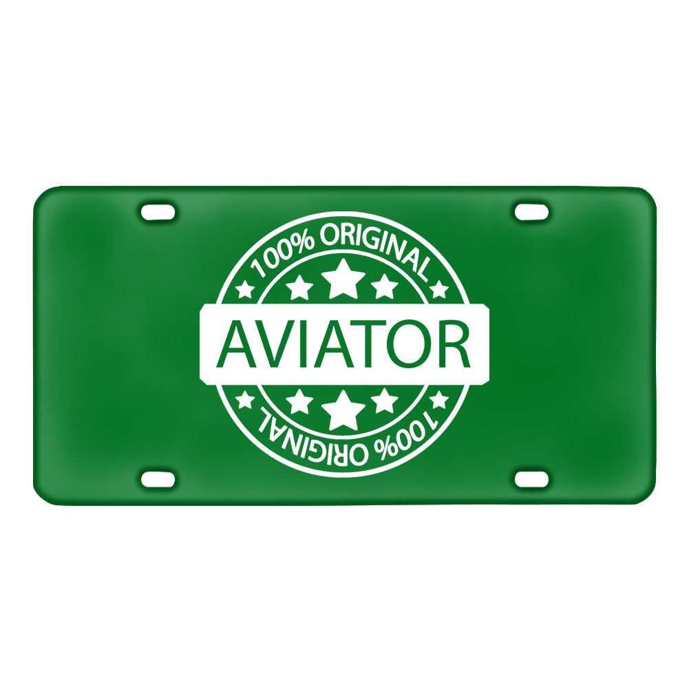 100 Original Aviator Designed Metal (License) Plates