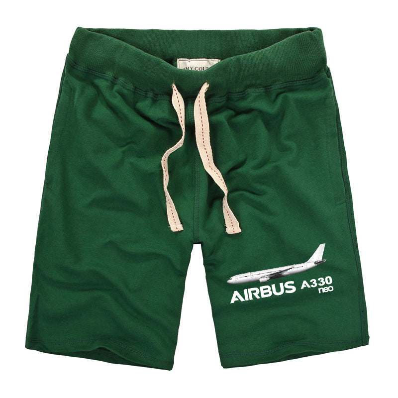 The Airbus A330neo Designed Cotton Shorts