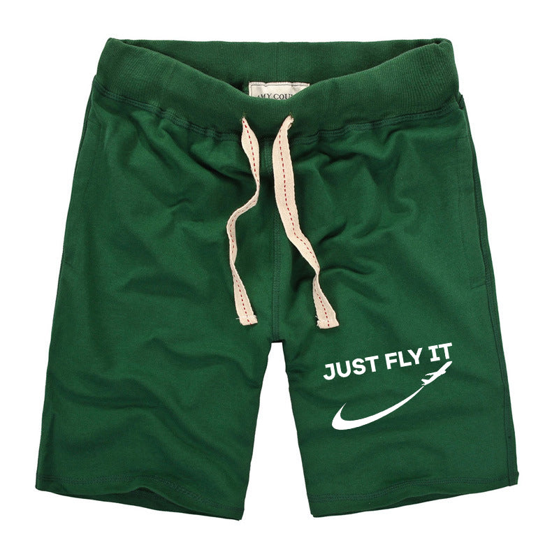 Just Fly It 2 Designed Cotton Shorts
