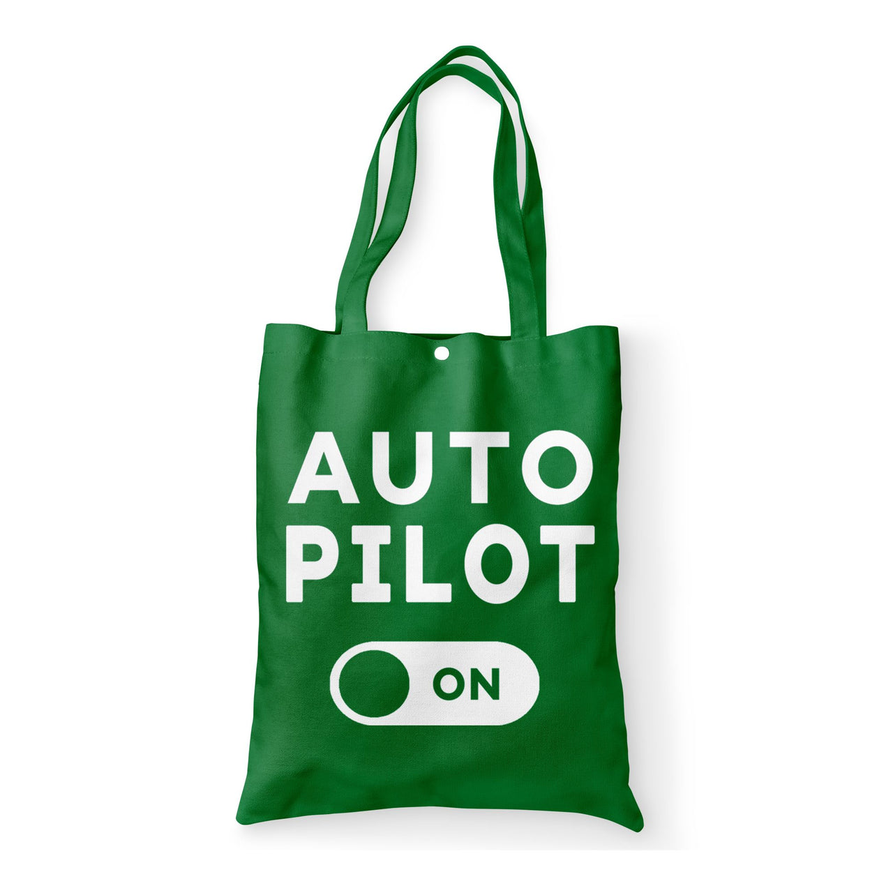 Auto Pilot ON Designed Tote Bags
