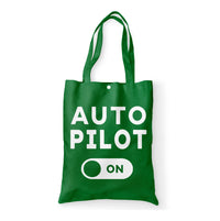 Thumbnail for Auto Pilot ON Designed Tote Bags