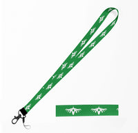 Thumbnail for Fighter Jet 16 Silhouette Designed Lanyard & ID Holders