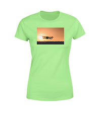 Thumbnail for Amazing Drone in Sunset Designed Women T-Shirts
