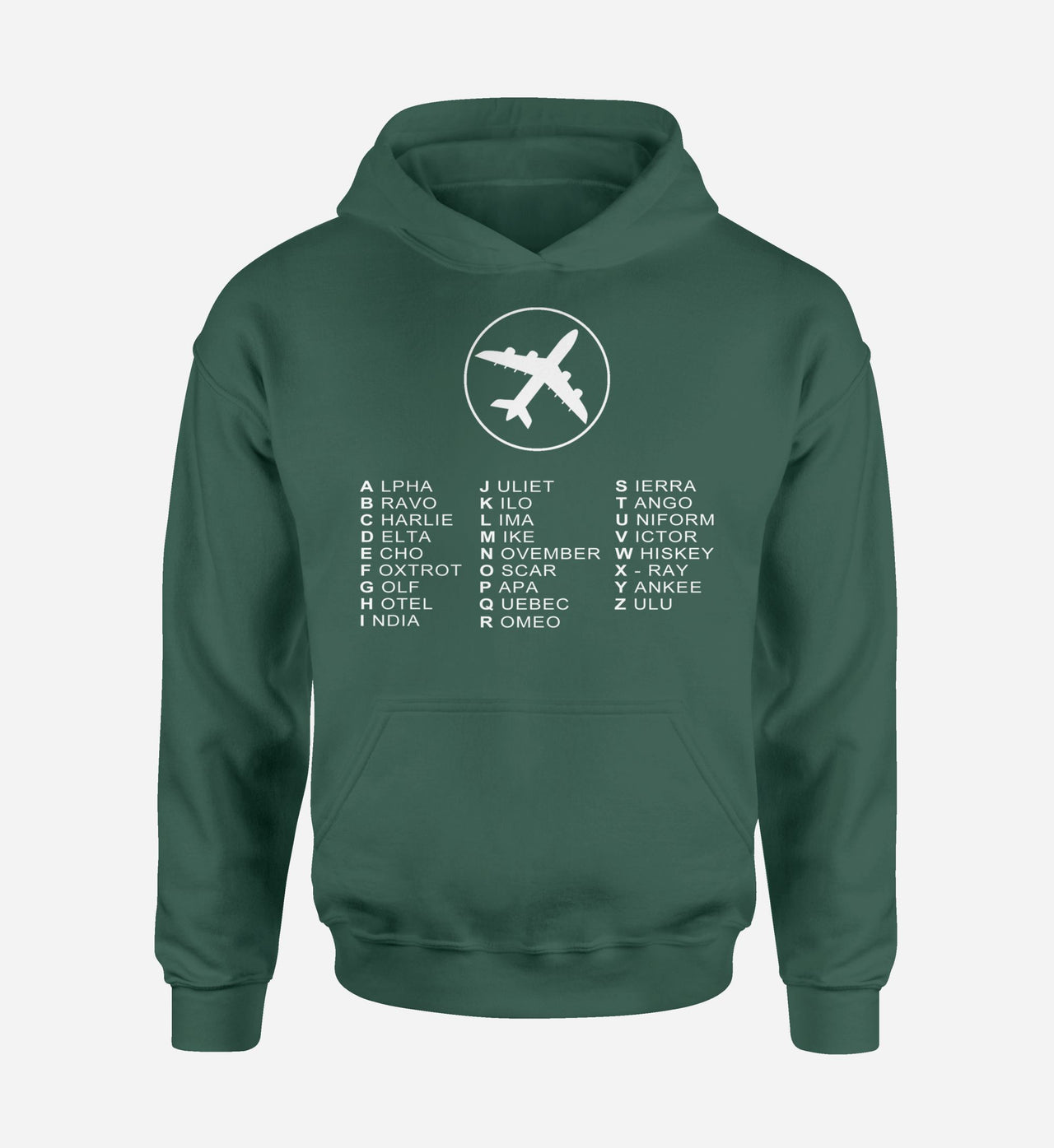 Aviation Alphabet 2 Designed Hoodies