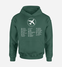 Thumbnail for Aviation Alphabet 2 Designed Hoodies
