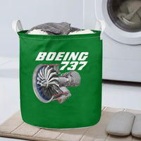 Thumbnail for Boeing 737+Text & CFM LEAP-1 Engine Designed Laundry Baskets