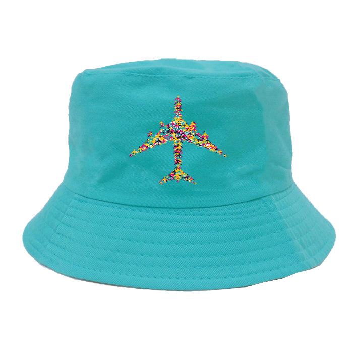 Colourful Airplane Designed Summer & Stylish Hats