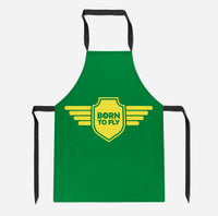 Thumbnail for Born To Fly & Badge Designed Kitchen Aprons