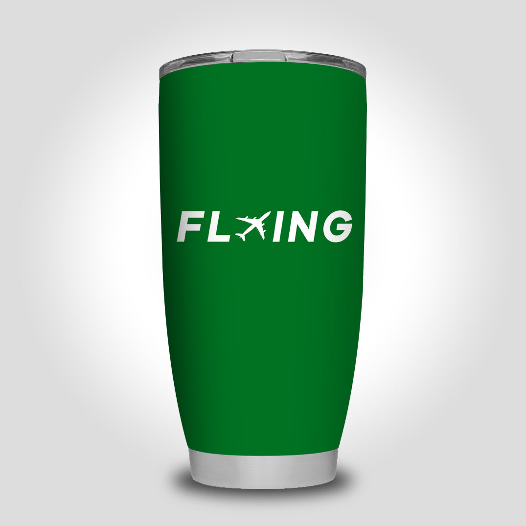 Flying Designed Tumbler Travel Mugs