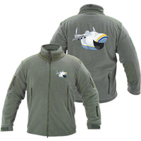 Thumbnail for Antonov 225 Mouth Designed Fleece Military Jackets (Customizable)
