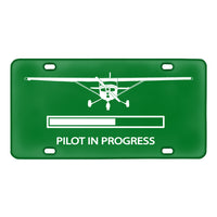 Thumbnail for Pilot In Progress (Cessna) Designed Metal (License) Plates