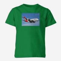 Thumbnail for Landing Qantas A380 Designed Children T-Shirts