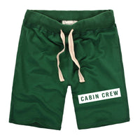 Thumbnail for Cabin Crew Text Designed Cotton Shorts