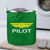Thumbnail for Pilot & Badge Designed Laundry Baskets