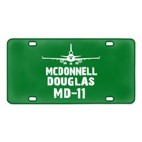 Thumbnail for McDonnell Douglas MD-11 & Plane Designed Metal (License) Plates